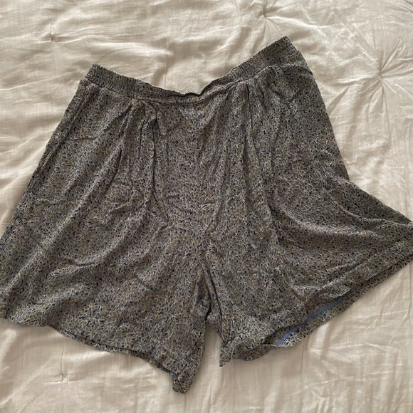 ⭐️ Geo Polkadot Boho High Waisted Hipster Hippie Art Deco Farm Peasant Shorts - Picture 2 of 4